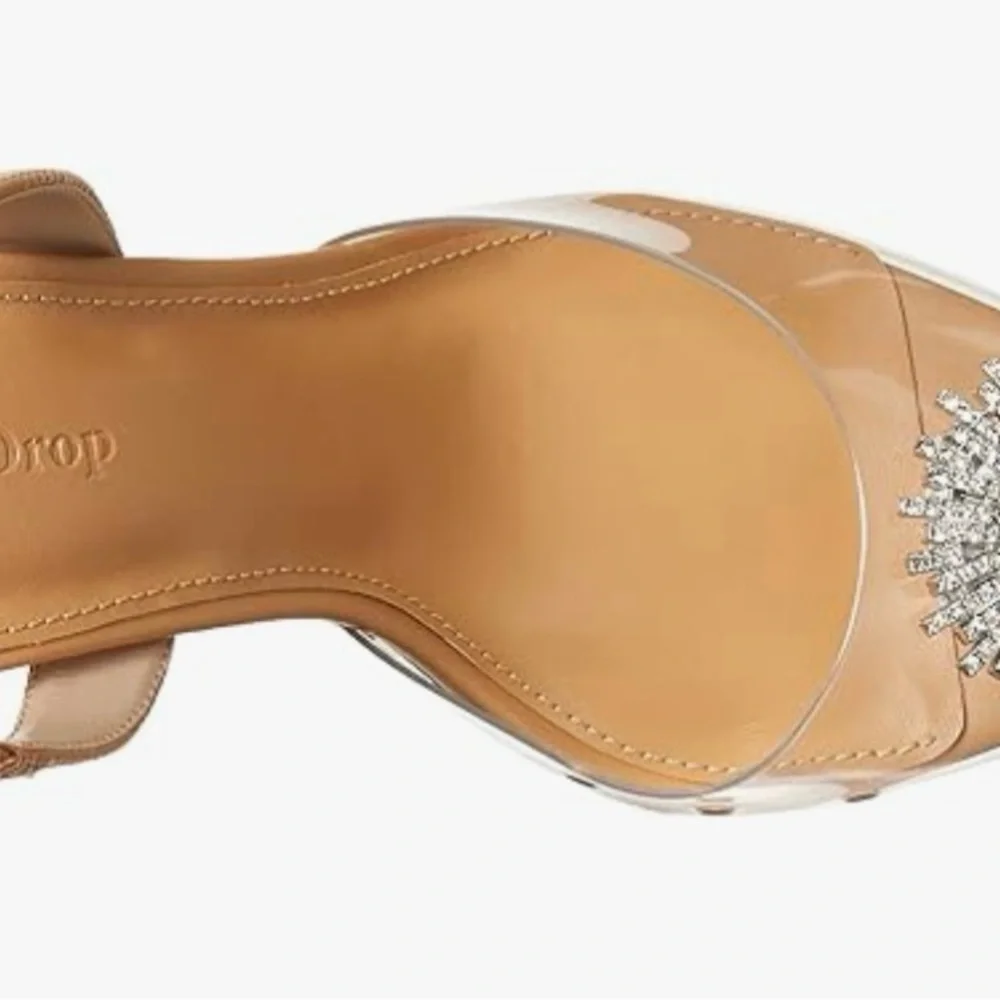 a new day Tan Heels with Crystal Embellishment - Picture 3 of 8